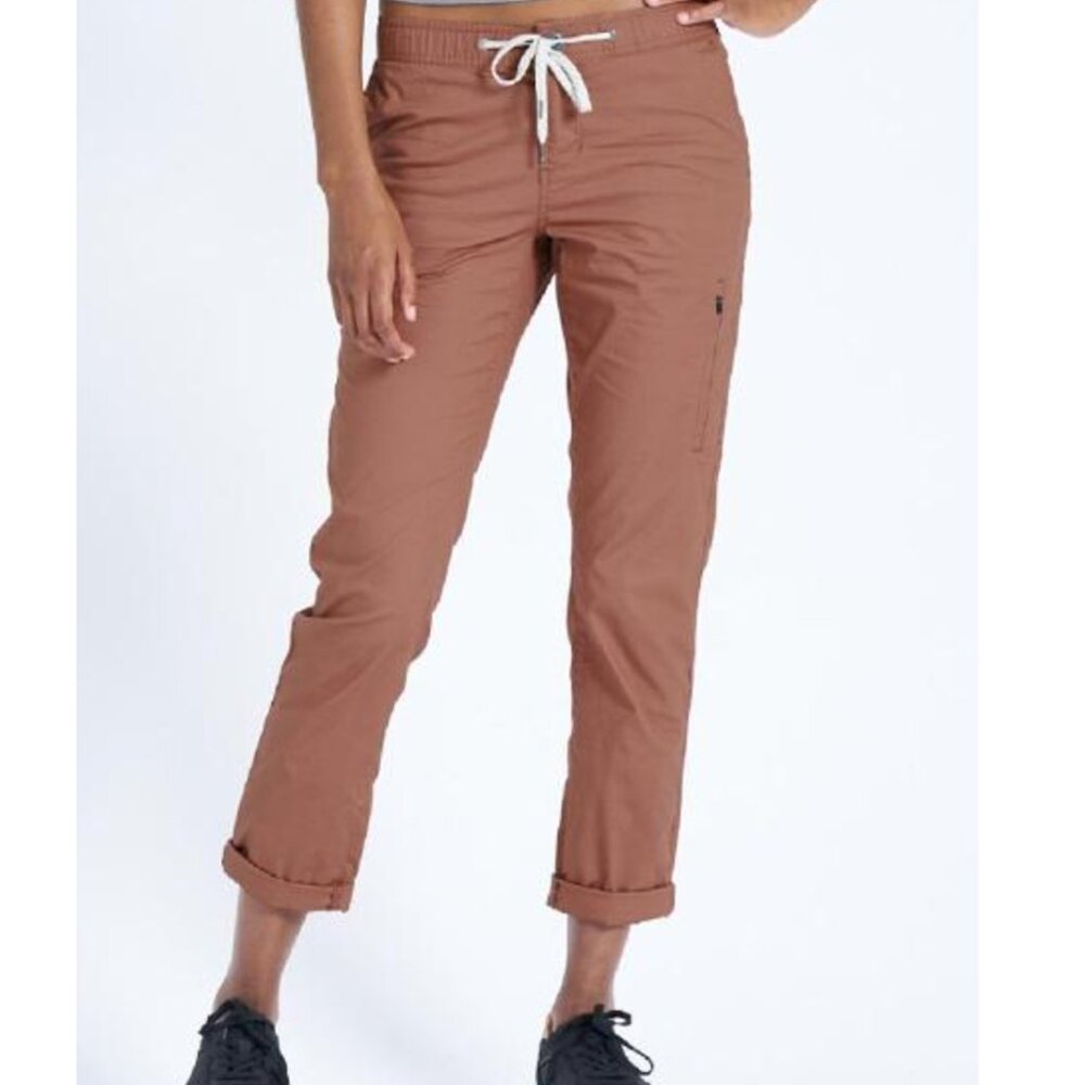 Vuori Ripstop Pants Drawstring Small Clay Pink